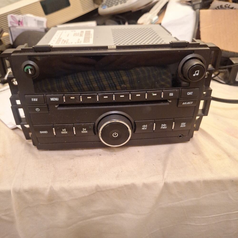2009 GMC SIERRA 1500 AM-FM-stereo-CD-MP3 (opt US8) RECEIVER 25974801